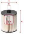 SOFIMA Filtru Combustibil S6123Ne Citroën C5 Iii/C6 Peugeot 407 (S6123NE)
