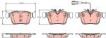 TRW Set Placute Frana, Frana Disc Gdb2364 Maserati Ghibli Iii/Levante/Quattroporte Vi