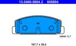 ATE Set Placute Frana, Frana Disc 13.0460-5804.2 Mazda 323 F Vi/323 S Vi/6/626 Iv