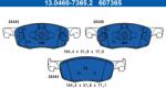 ATE Set Placute Frana, Frana Disc 13.0460-7365.2 Mazda 2 Toyota Yaris