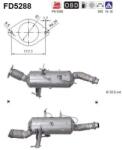 AS Filtru Funingine/Particule, Sist. De Esapament Fd5288 Nissan Nv400 Opel Movano B (FD5288)