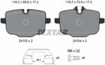 TEXTAR Set Placute Frana, Frana Disc 2470303 Bmw 2/3/4/5/6/6 Gran/X3/X4 (2470303)