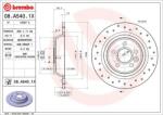 BREMBO Disc Frana 08. A540.1X Ford Focus Ii/Galaxy Ii/Galaxy Mk Ii/Kuga I/Mondeo Iv (08.A540.1X)