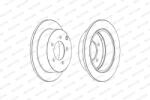 FERODO Disc Frana Ddf1986C Mitsubishi Lancer Vii/Lancer Viii