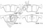 BRECK Set Placute Frana, Frana Disc 253070070400 Bmw 1/2/3/3 Gran Turismo/3 Touring/4
