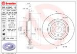 BREMBO Disc Frana 09. A200.11 Audi A3/Q2/Q3/Tt Audi (Faw) A3 Audi (Saic) Q6 Cupra Ateca