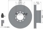 TEXTAR Disc Frana 93291200 Mercedes-Benz Actros Mp4 / Mp5/Antos/Arocs/Econic 2