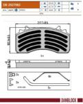 DANBLOCK Set Placute Frana, Frana Disc Db2927982 Man Foc/Hocl/Lion´S/Tgs I/Tgs Ii/Tgx I (DB2927982)