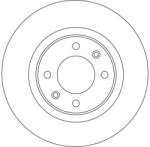 TRW Disc Frana Df4215 Citroën C5 I/C5 Ii (DF4215)