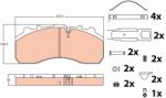 TRW Set Placute Frana, Frana Disc Gdb5067 Bova Futura/Lexio/Magiq/Synergy Daf 95 Xf