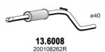 ASSO Toba Esapamet Intermediara 13.6008 Dacia Sandero (13.6008)
