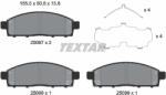 TEXTAR Set Placute Frana, Frana Disc 2508703 Fiat Fullback Pick-Up Mitsubishi L200 (2508703)