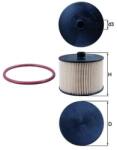 MAHLE Filtru Combustibil Kx201D Citroën C4/C4 I/C4 Picasso I/C5 Ii/C5 Iii/C8/Jumpy Ii