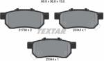 TEXTAR Set Placute Frana, Frana Disc 2173801 Acura Integra Honda City Iv/City V/Civic V