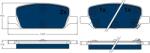 TRW Set Placute Frana, Frana Disc Gdb2380Bte Tesla Model 3/Model Y