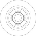 TRW Disc Frana Df4690Bs Renault Scénic Ii (DF4690BS)