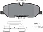 TEXTAR Set Placute Frana, Frana Disc 2419101 Land Rover Discovery Iii/Discovery Iv