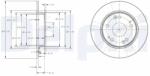 DELPHI Disc Frana Bg4118C Honda Civic Ix/Civic Viii