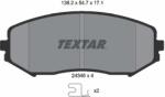 TEXTAR Set Placute Frana, Frana Disc 2434601 Suzuki Grand Vitara I/Grand Vitara Ii/Xl7