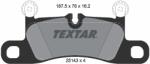 TEXTAR Set Placute Frana, Frana Disc 2514301 Porsche 718 Boxster/718 Cayman/911/Boxster