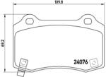 BREMBO Set Placute Frana, Frana Disc P11024 Cadillac Cts Chevrolet Camaro Chrysler 300C (P11024)