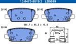ATE Set Placute Frana, Frana Disc 13.0470-5519.2 Hyundai Santa Fe Iv (13.0470-5519.2)
