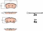 TRW Set Placute Frana, Frana Disc Gdb2161 Ford Tourneo Custom V362/Transit V363 (GDB2161)
