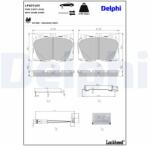 DELPHI Set Placute Frana, Frana Disc Lp5071Ev Mercedes-Benz Eqc/Glc