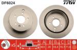 TRW Disc Frana Df6024 Chevrolet Captiva/Captiva Sport/Equinox Opel Antara A