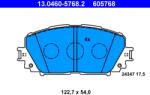 ATE Set Placute Frana, Frana Disc 13.0460-5768.2 Toyota Ractis/Verso S/Yaris