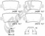 BRECK Set Placute Frana, Frana Disc 240860070410 Honda Civic Viii (240860070410)