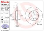 BREMBO Disc Frana 09. B645.11 Mini Mini Countryman/Mini Paceman