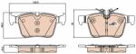 TRW Set Placute Frana, Frana Disc Gdb2071 Mercedes-Benz C-Class/C-Class T-Model/Glc