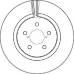 TRW Disc Frana Df6851 Subaru Impreza/Xv (DF6851)