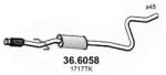 ASSO Toba Esapamet Intermediara 36.6058 Citroën C3 Picasso Peugeot 2008 I/207/208 I