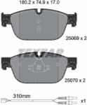 TEXTAR Set Placute Frana, Frana Disc 2506901 Citroën C5 Iii/C6 Citroën (Df-Psa) C5/C6