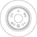 TRW Disc Frana Df8083 Honda Cr-V Ii/Crossroad/Stream