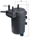 MAHLE Filtru Combustibil Kl432 Renault Megane Ii/Scénic Ii Tata Nano (KL432)