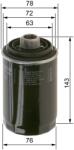 Bosch Filtru Ulei F026407080 Audi A3/A4 B8/A5/A6 C7/A8 D4/Q3/Q5/Tt Seat Alhambra/Altea