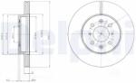DELPHI Disc Frana Bg2759 Honda City V/Civic Iv/Civic V/Civic Vi/Civic Vi Aerodeck