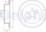 DELPHI Disc Frana Bg4940C Kg Mobility Korando/Tivoli/Torres Ssangyong Actyon Ii/Korando