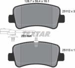 TEXTAR Set Placute Frana, Frana Disc 2511201 Nissan Interstar/Nv400 Opel Movano B