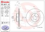 BREMBO Disc Frana 09.9077. 11 Subaru Forester/Impreza/Outback (09.9077.11)