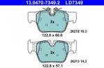 ATE Set Placute Frana, Frana Disc 13.0470-7349.2 Bmw 1/2 Gran/X2 Mini Mini Clubman