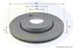 COMLINE Disc Frana Adc1453V Vw California T5/California T6/Multivan T5/Multivan T6