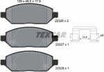 TEXTAR Set Placute Frana, Frana Disc 2232601 Opel Karl Vauxhall Viva Vinfast Fadil