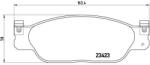 BREMBO Set Placute Frana, Frana Disc P36012 Ford Usa Thunderbird Jaguar S-Type Ii (P36012)