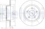 DELPHI Disc Frana Bg4533C Ford C-Max/C-Max Ii/Kuga Ii/Transit Connect (BG4533C)