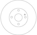 TRW Disc Frana Df4119 Ford Asia & Oceania Laser / Laser Lidea Ford Australia Laser