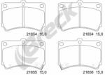 BRECK Set Placute Frana, Frana Disc 216540070210 Kia Rio I Mazda 121 Ii/323 C Iv/Demio